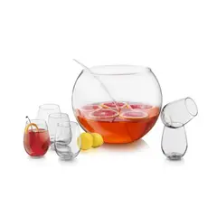 LIBBEY - JUEGO PONCHERA 8 PZS