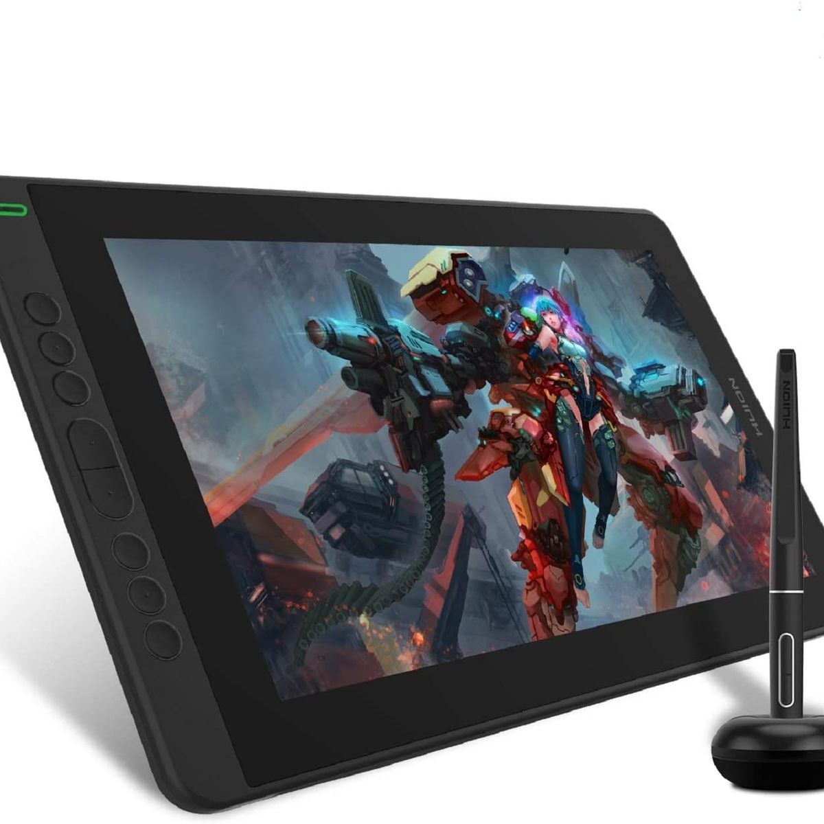 HUION - Tableta Gráfica Digitalizadora Huion Kamvas 13 de 13.3" - Negro No incluye el soporte.