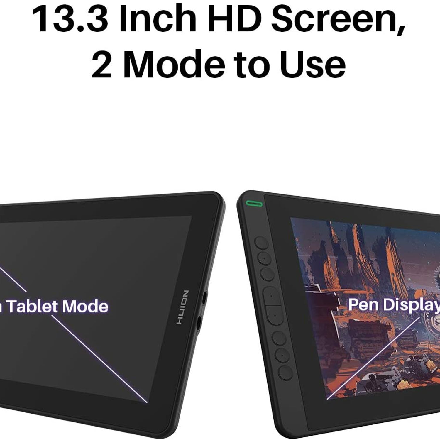 HUION Tableta Gráfica Digitalizadora Huion Kamvas 13 de 13.3