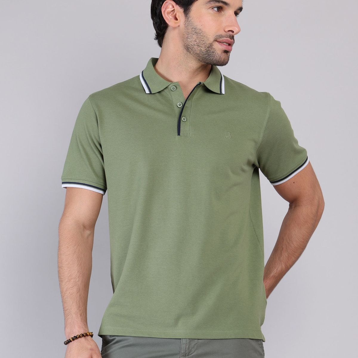 PIERO BUTTI - Polera Pique Cuello Polo Piero Butti PIERO BUTTI