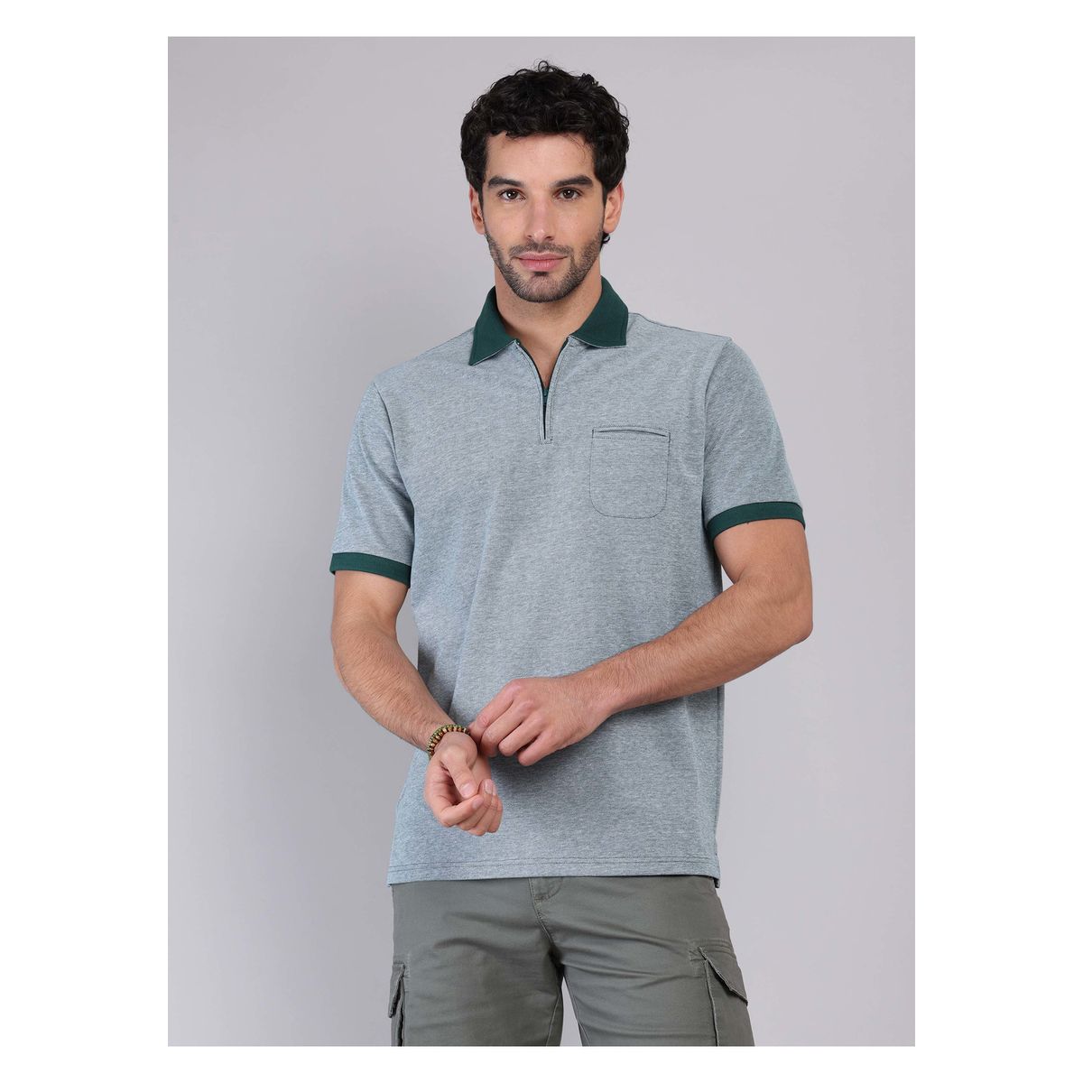 PIERO BUTTI - Polera Pique Melange Piero Butti PIERO BUTTI