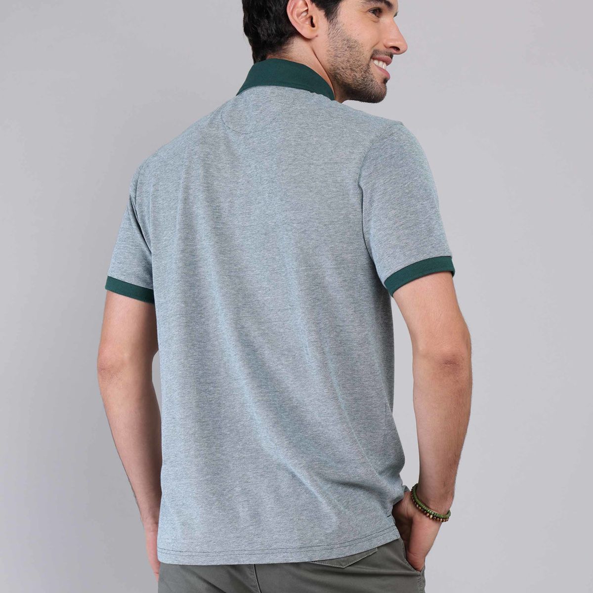 PIERO BUTTI - Polera Pique Melange Piero Butti PIERO BUTTI