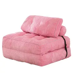 PITAYA - Silla Sofá Cama 190x85cm Puff Plegable Acolchada Hogar