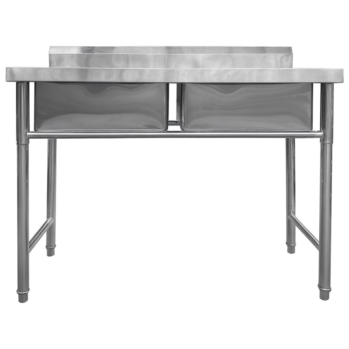 JOYTEK - Lavafondo de Acero Inoxidable Doble Joytek 120x60x90 cm