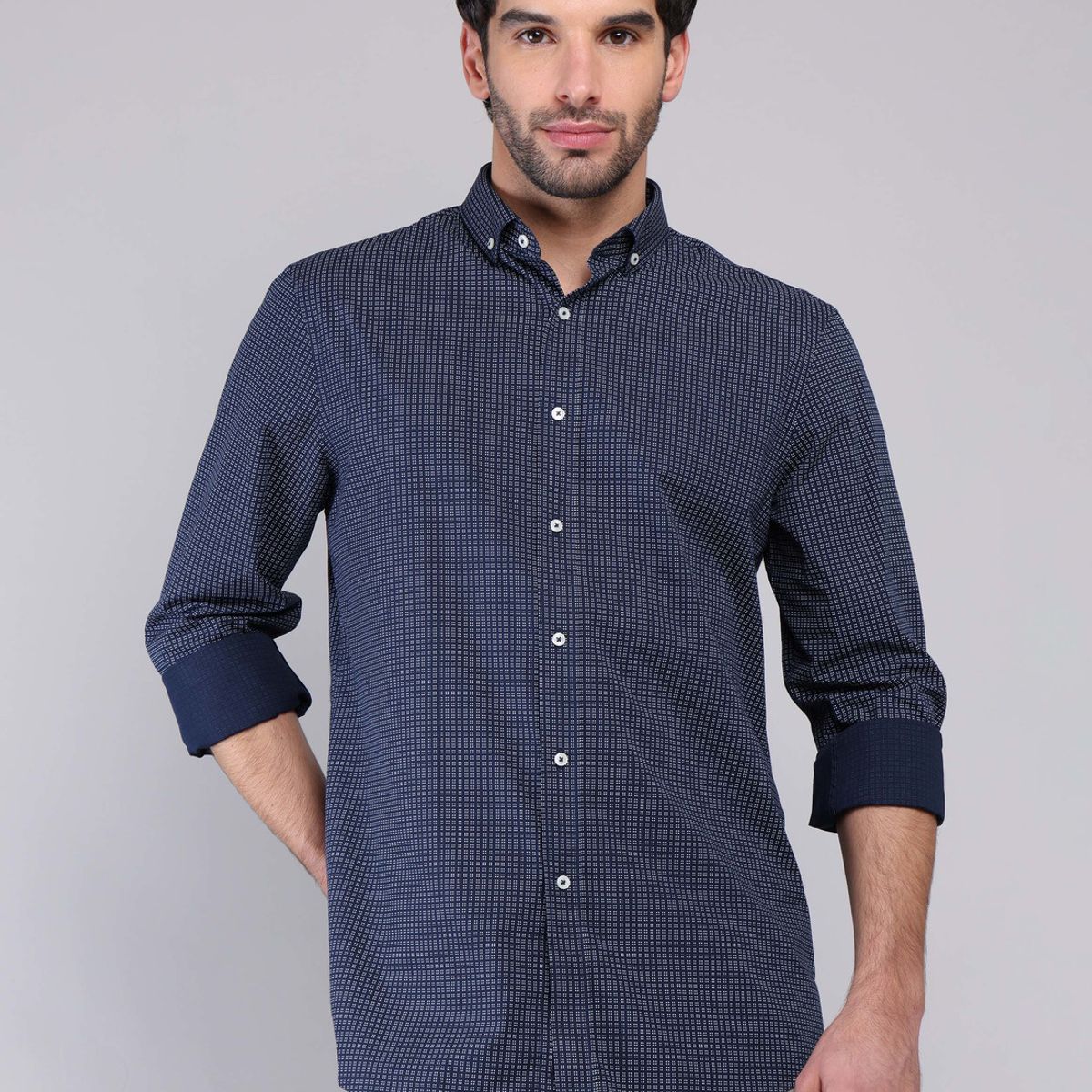 PIERO BUTTI - Camisa Print Manga Larga Piero Butti PIERO BUTTI