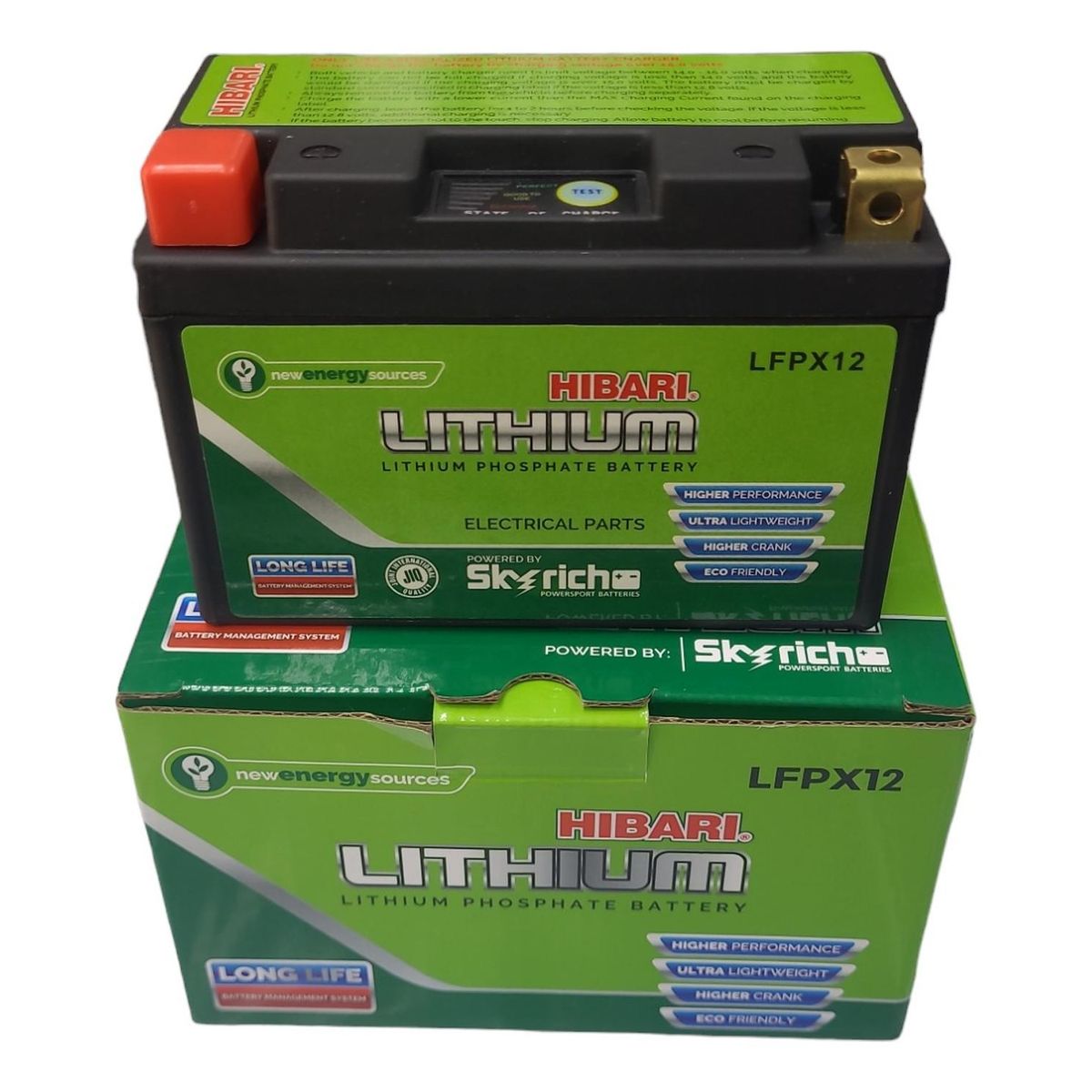 GENERICO - Bateria Moto Litio Ytz10s/ftz10s/btz10s/ytx12/yt12b-b2