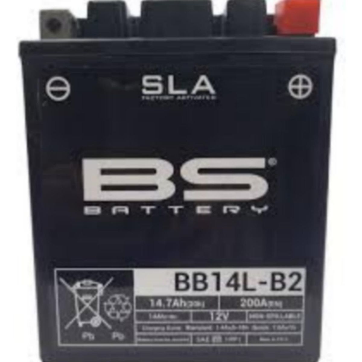 GENERICO - Batería Moto Bb14l-b2/ Yb14l-a2 Yb14l-b2/ Btx14l Bs Battery