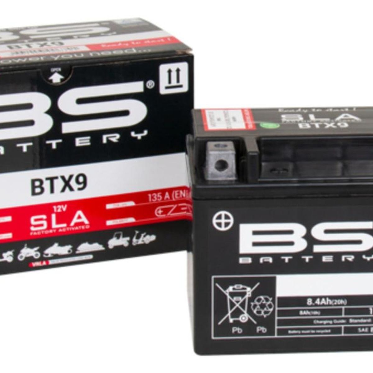 GENERICO - Bateria Para Moto De Gel Btx9  Ytx9  Htx9