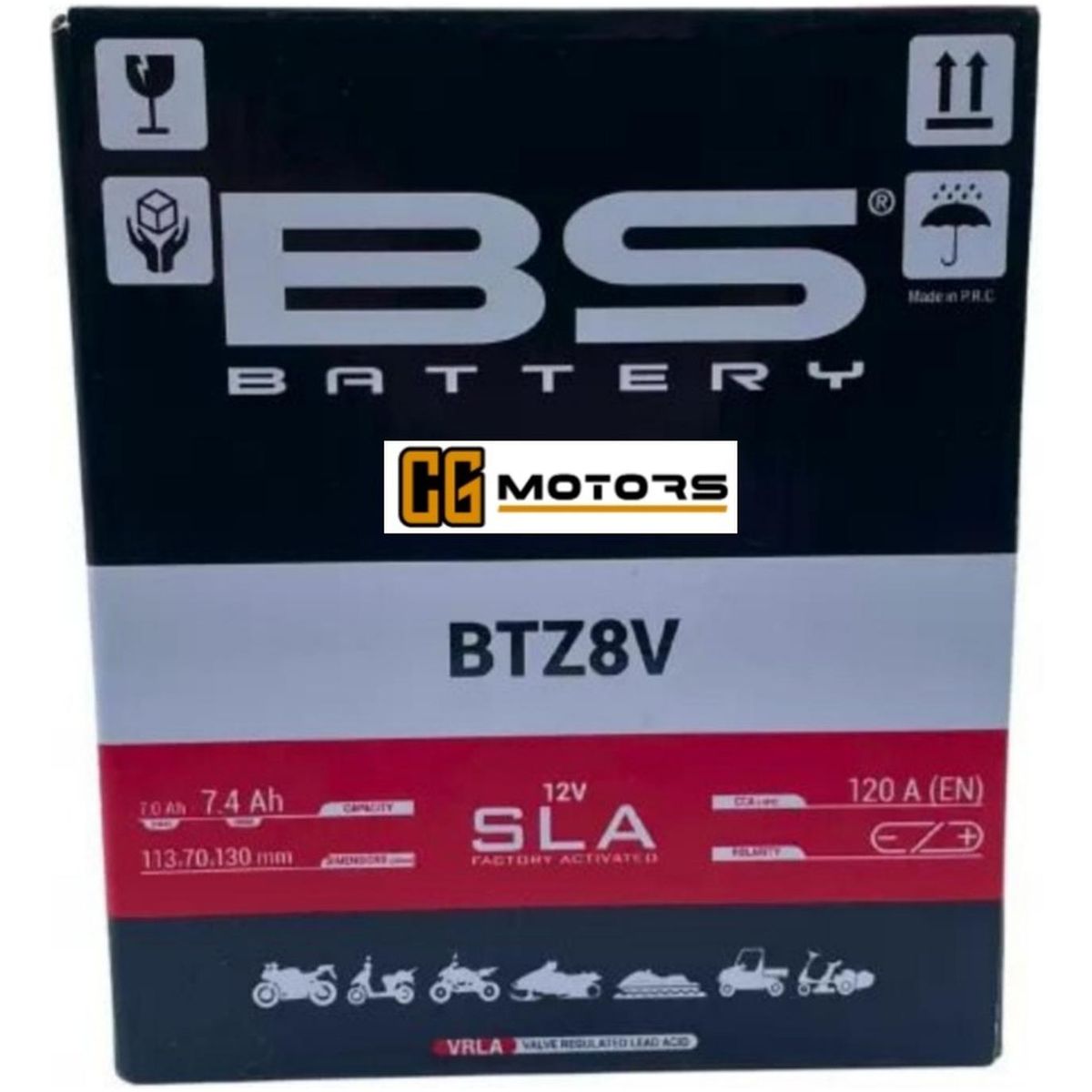 GENERICO - Bateria Moto Honda Cbx 250/ Nmax 155/ Xr 190l/ Elite125fi