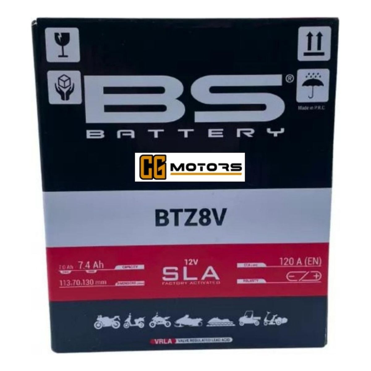 GENERICO - Bateria Moto Honda Cbx 250/ Nmax 155/ Xr 190l/ Elite125fi