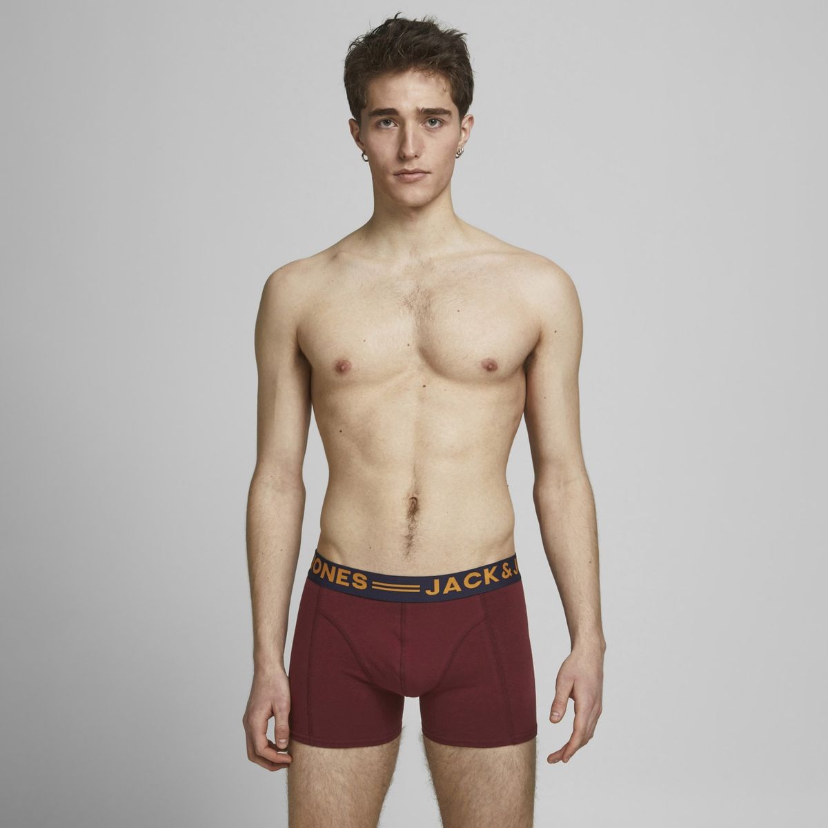 JACK&JONES - Pack de 3 Bóxer Hombre Algodón Jack&Jones