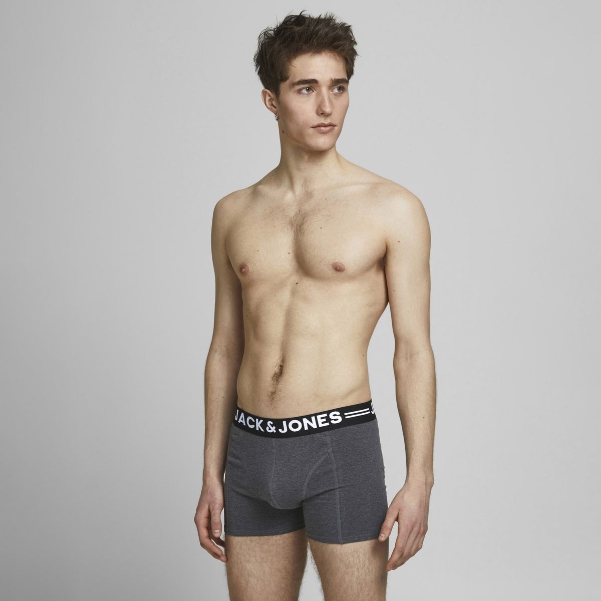 JACK&JONES - Pack de 3 Bóxer Hombre Algodón Jack&Jones