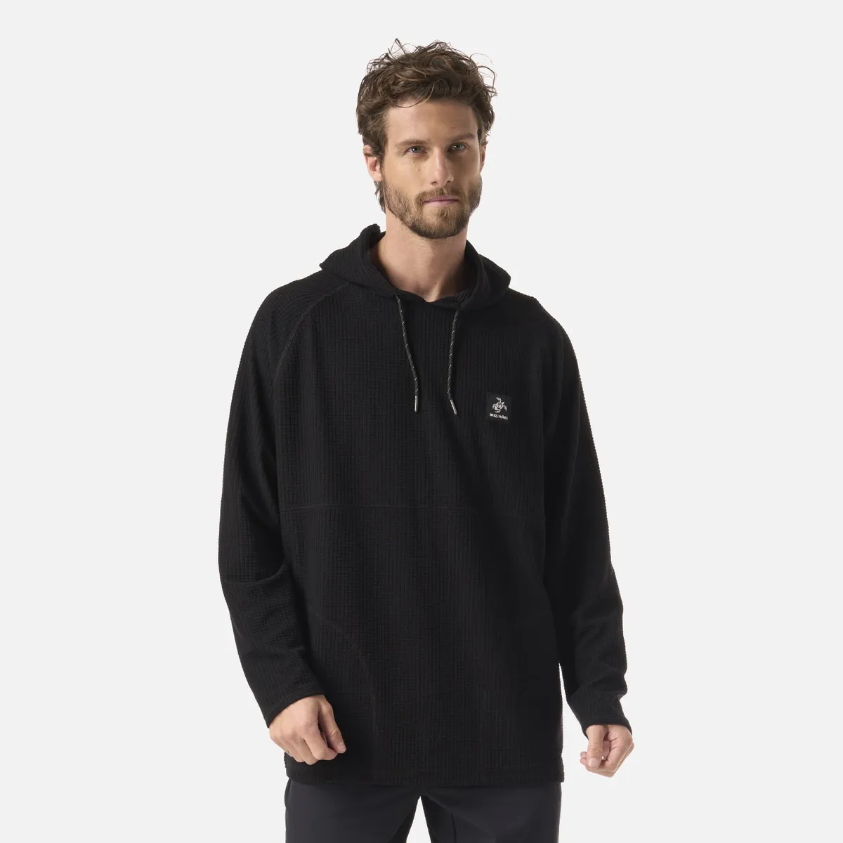 HAKA HONU - Polerón Hombre Pololo Negro Haka Honu