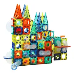 GENERICO - Juego De Bloques Magnéticos 97 Pcs Juego Educativo Creativo