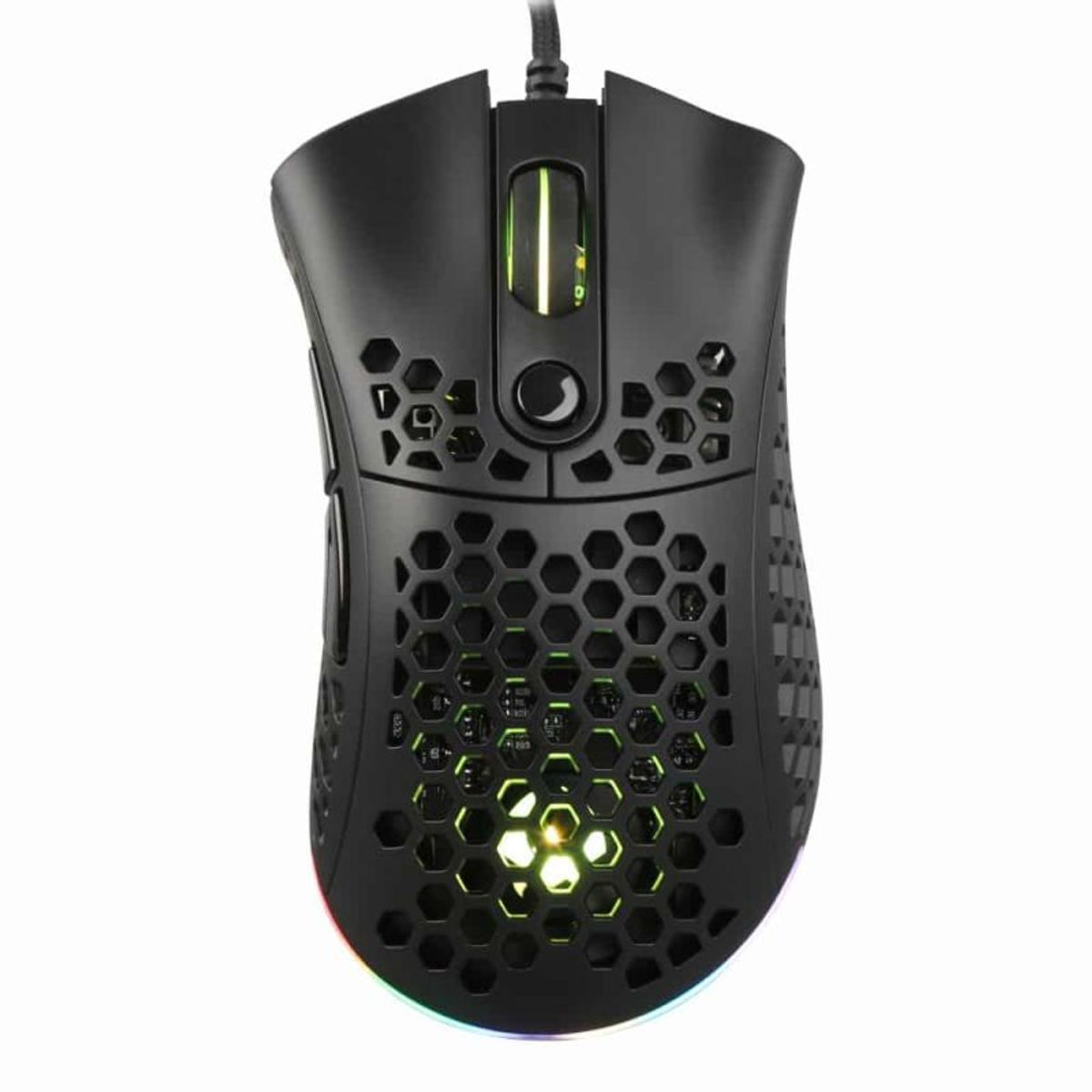 KRONOS - Mouse gamer profesional Kronos Arrow Slim ultraligero12000 DPI programable