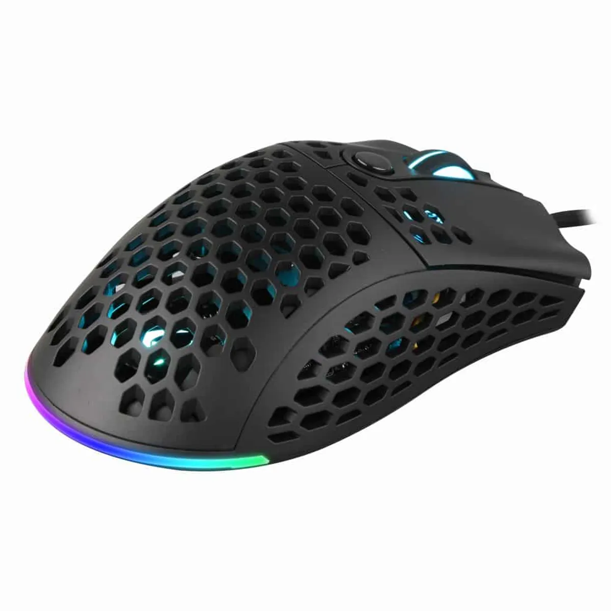 KRONOS - Mouse gamer profesional Kronos Arrow Slim ultraligero12000 DPI programable
