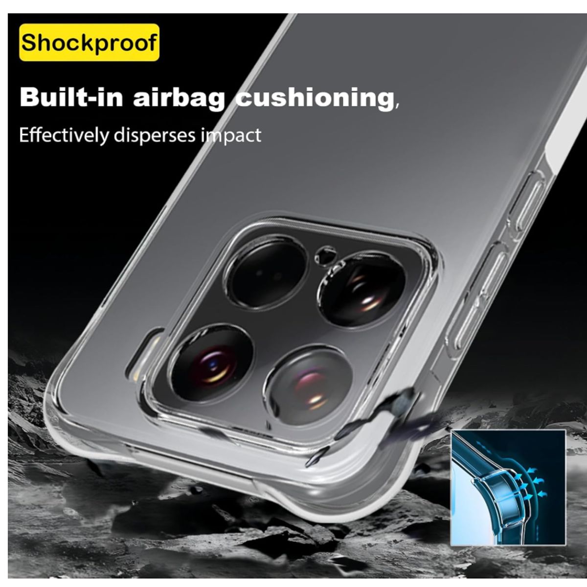 GENERICO - Carcasa Para Xiaomi 15 5g Transparente Reforzada