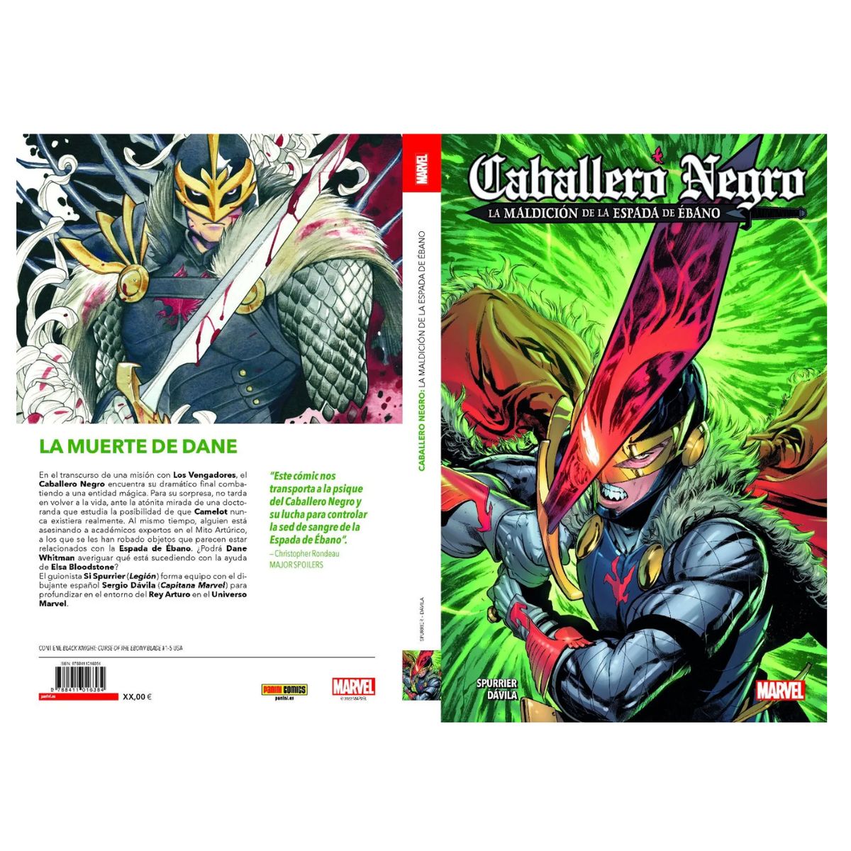 PANINI CHILE - Caballero Negro - La Maldición de la Espada de Ébano