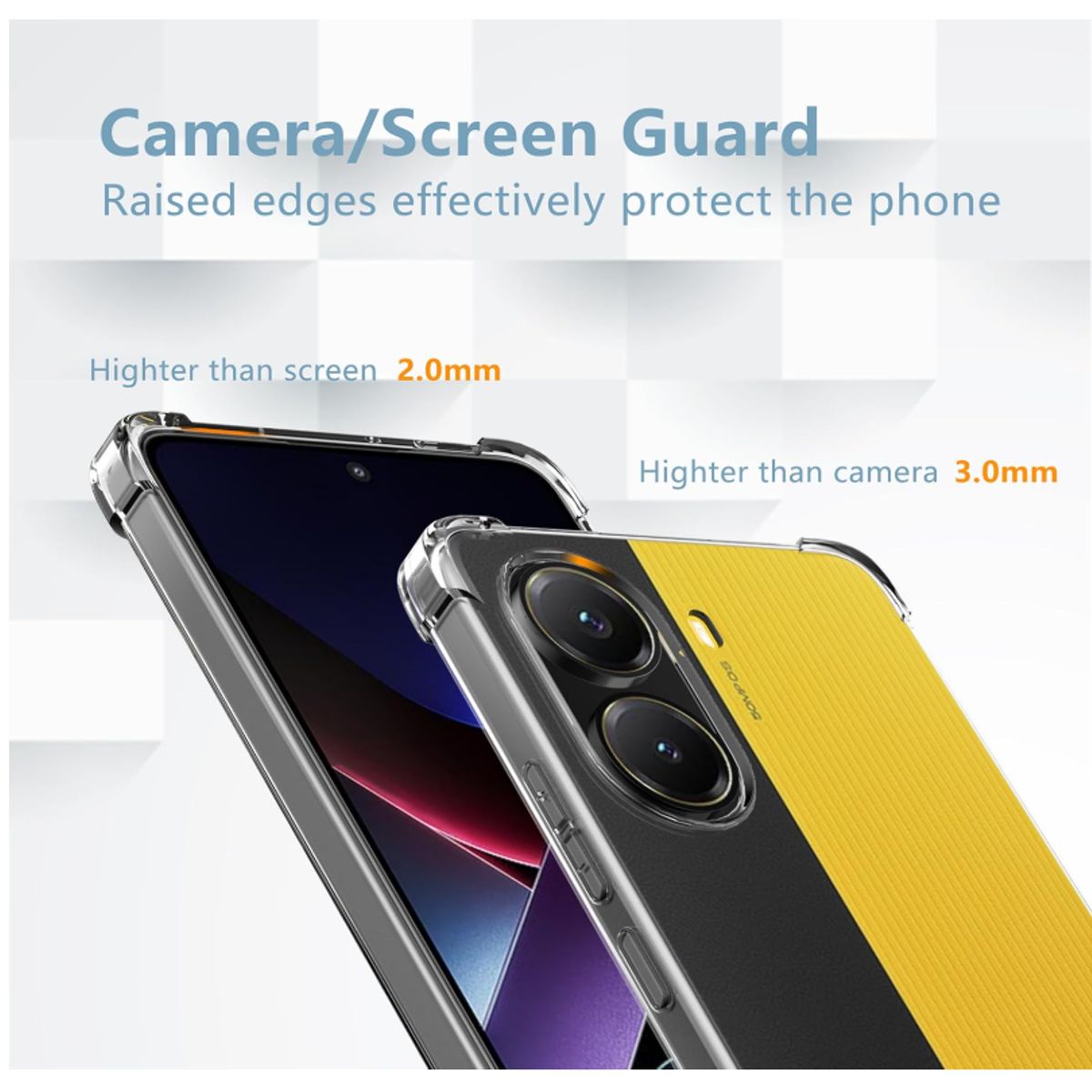 GENERICO - Carcasa Para Xiaomi Poco X7 Pro 5g Transparente Reforzada