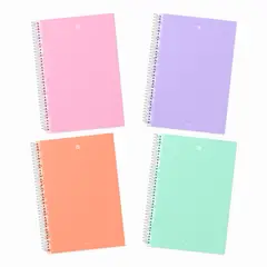 GREENNOTE - Cuaderno Triple 3 Materias Pack 4