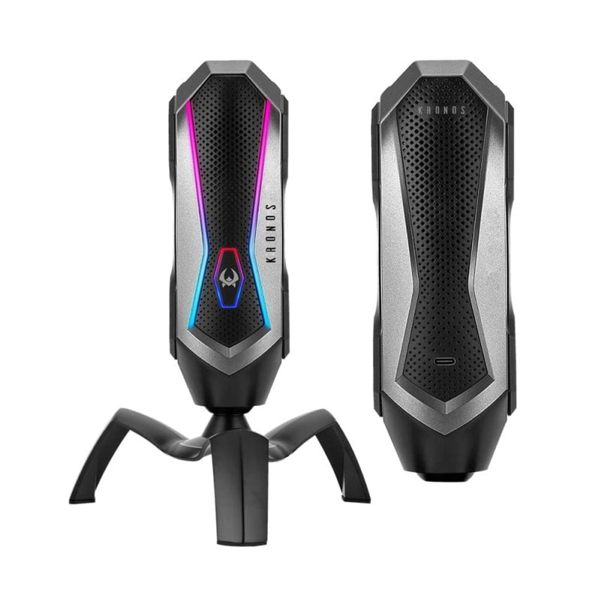 KRONOS - Micrófono Profesional Gamer Kronos Mistral  RGB