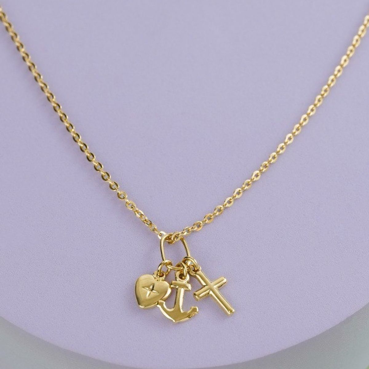 GENERICO - Conjunto Cadena y Colgante en Oro Laminado 18k