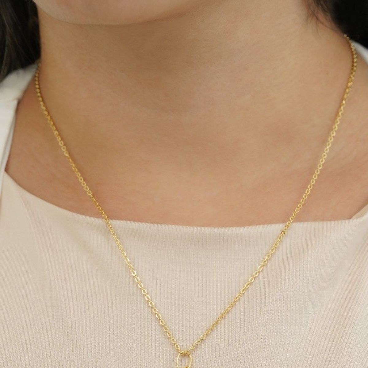 GENERICO - Conjunto Cadena y Colgante en Oro Laminado 18k