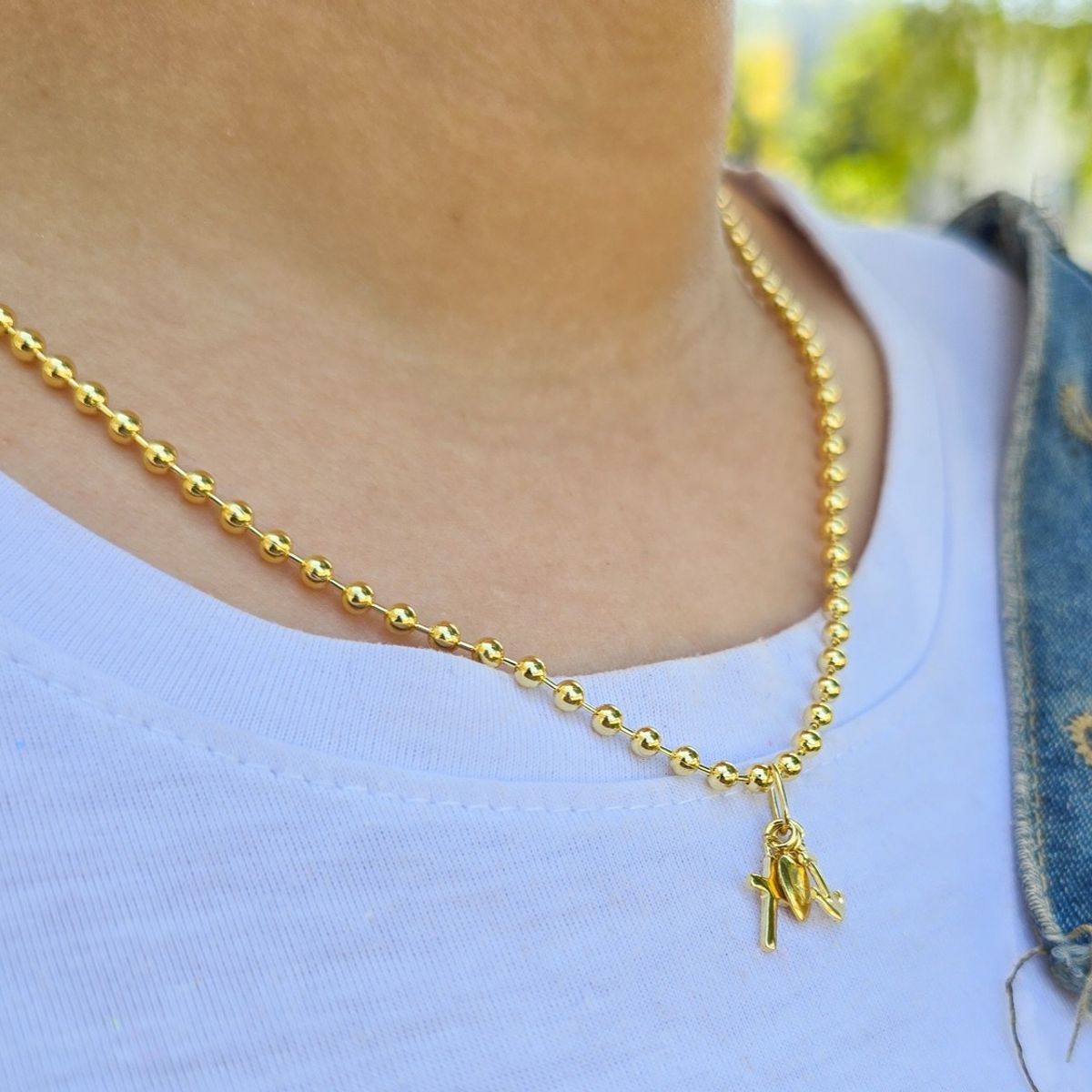 GENERICO - Conjunto Cadena y Colgante en Oro Laminado 18k