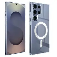 GENERICO - Carcasa Para Samsung S25 Ultra Transparente MagSafe