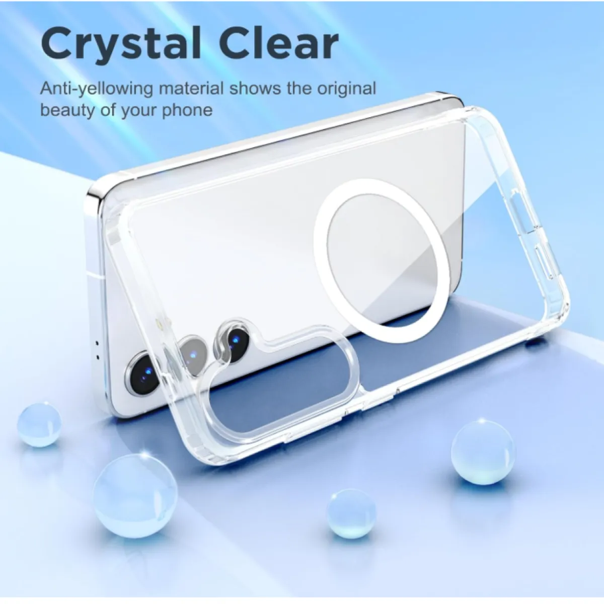 GENERICO - Carcasa Para Samsung S25 Ultra Transparente MagSafe