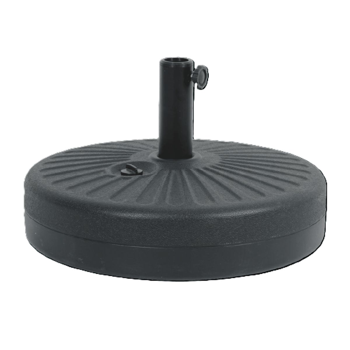 CANBERRA - Base Plástica Rellenable Circular para Quitasol Canberra