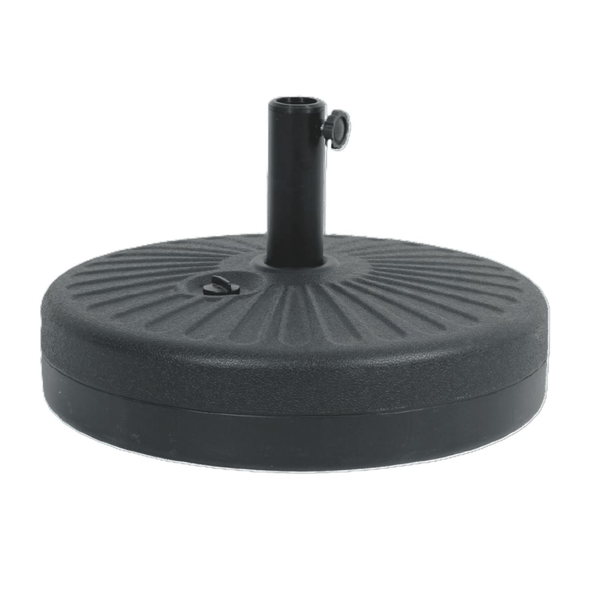CANBERRA - Base Plástica Rellenable Circular para Quitasol Canberra
