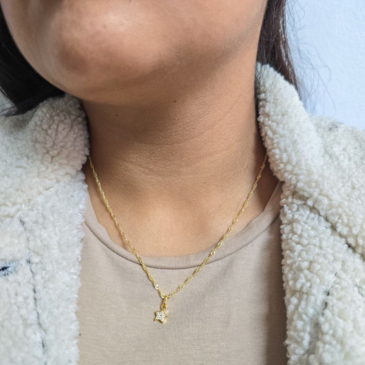 GENERICO - Conjunto Cadena y Colgante en Oro Laminado 18k