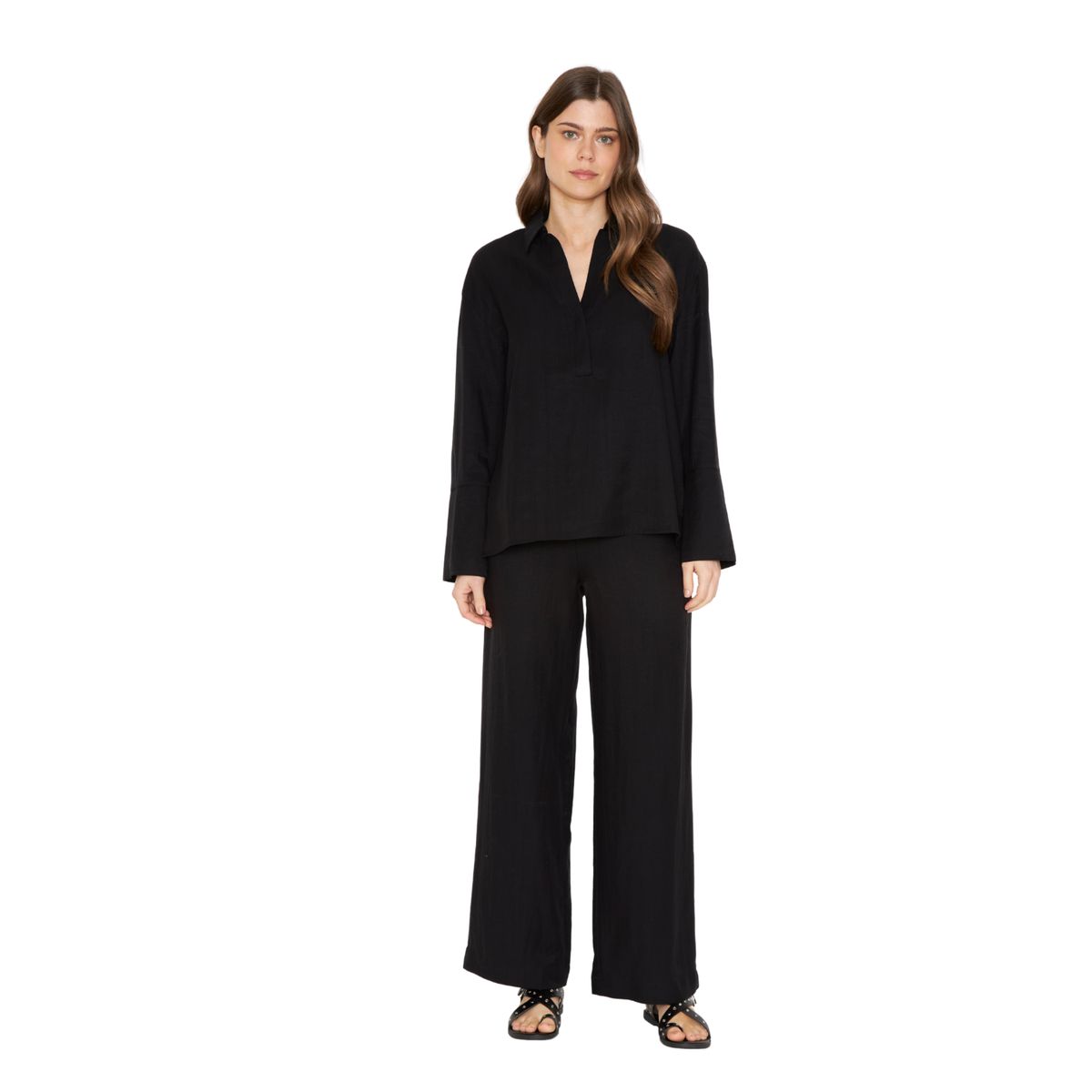 JACINTA TIENDA - Blusa Estela negra Jacinta Tienda