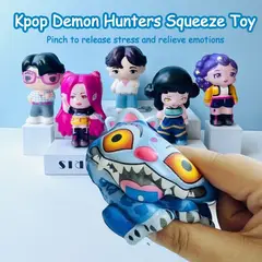 GENERICO - 4 Squishy Las Guerreras del KPOP Juguete para Apretar Demon Hunters