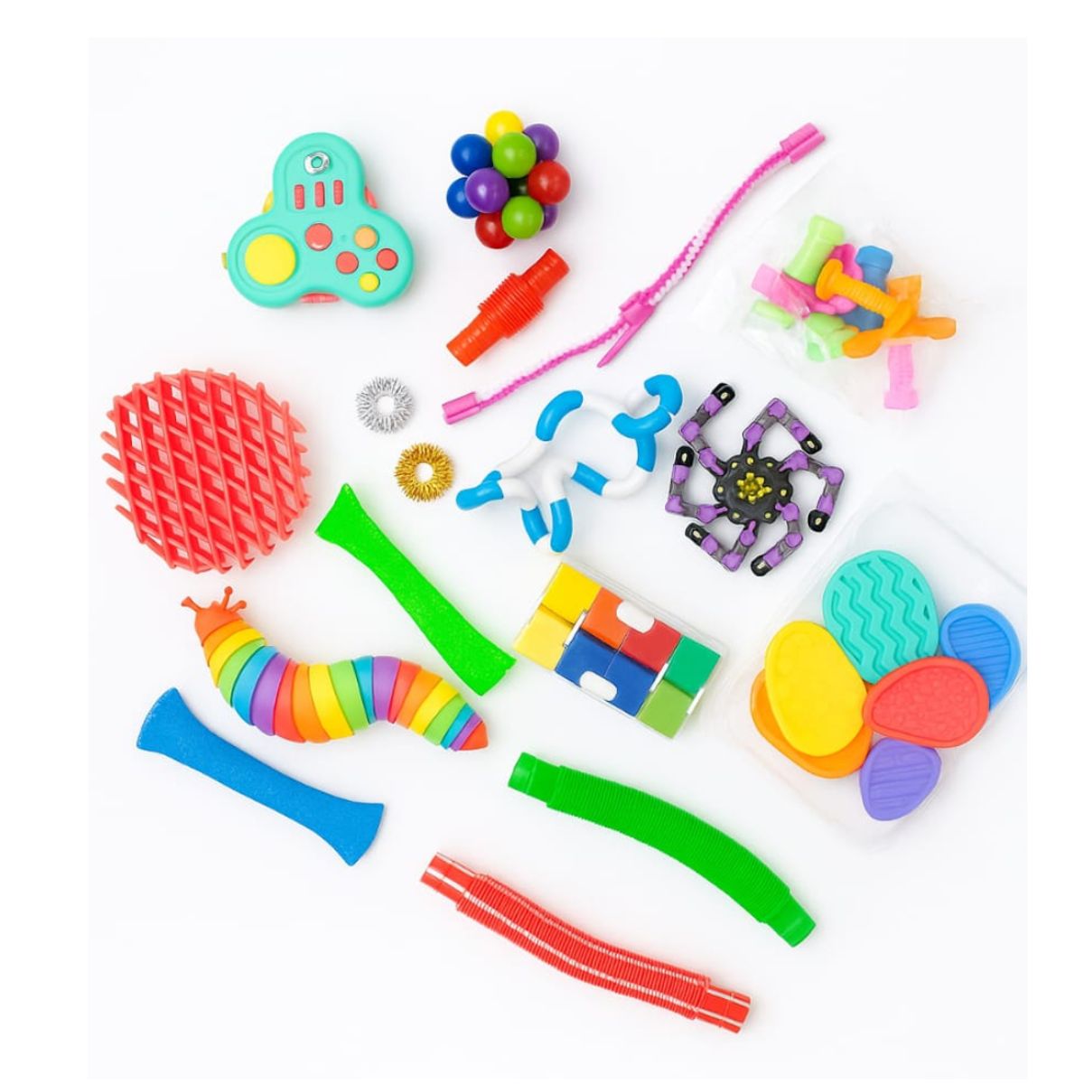 OEM - CAJA DIDACTICA SENSORIAL DE 51 PIEZAS MONTESSORI