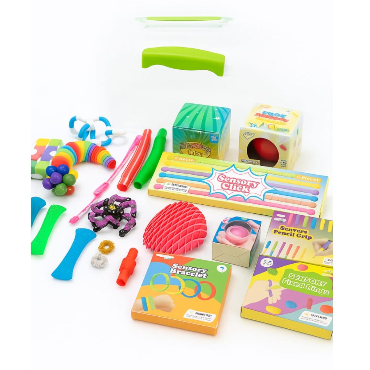 OEM - CAJA DIDACTICA SENSORIAL DE 51 PIEZAS MONTESSORI