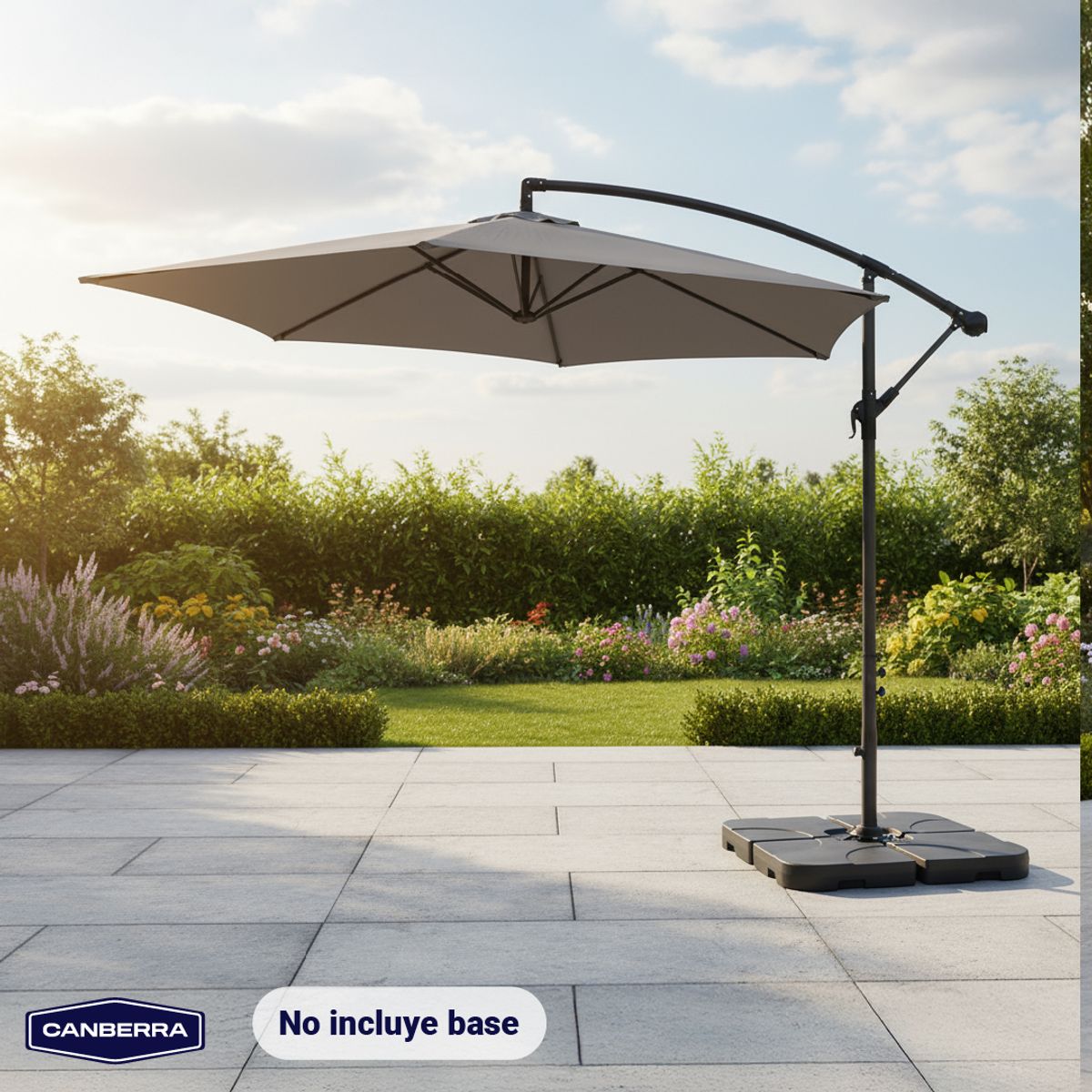 CANBERRA - Quitasol Terraza Lateral Sombrilla Jardín 3M Capri Canberra