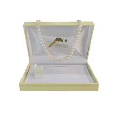 MALLORCA - Collar de Perlas (7mm) de Enchapado en Oro 50 cm