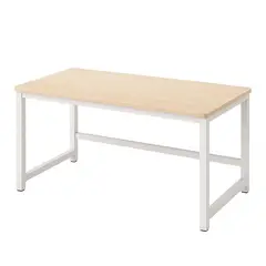 MUNDO ONLINE - Escritorio Oficina Pata Metal Gruesa Antideslizante 140x75x60 Cm