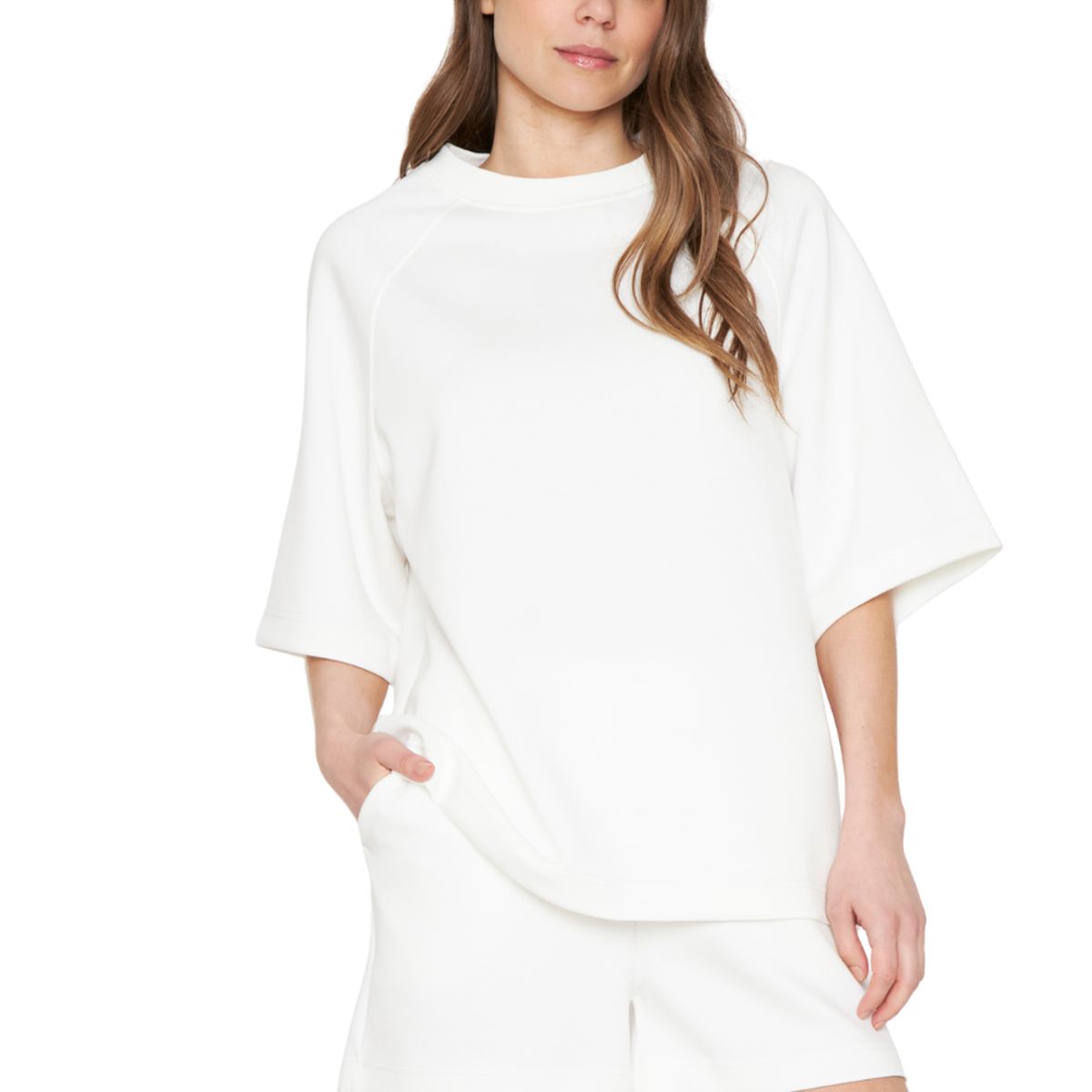 JACINTA TIENDA - Short Sole blanco Jacinta Tienda