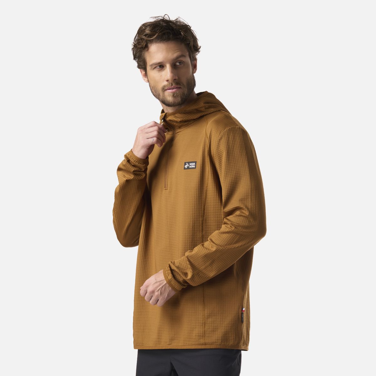 HAKA HONU - Polerón Hombre Taina Nui Mostaza Haka Honu