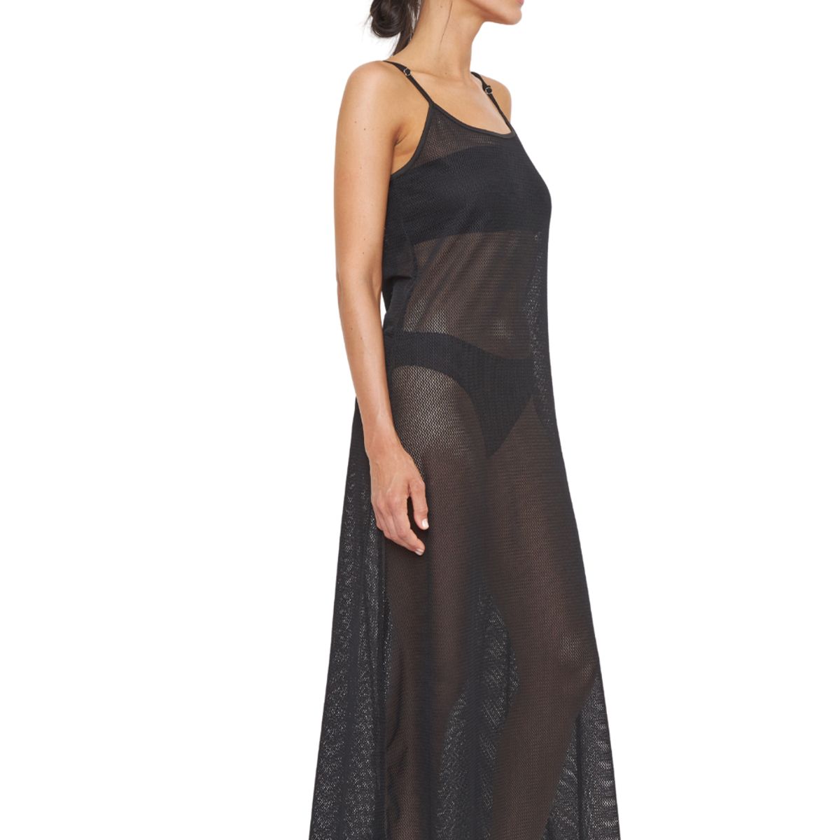 JACINTA TIENDA - Vestido Net negro Jacinta Tienda