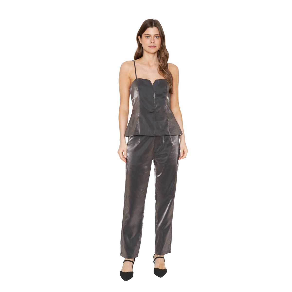 JACINTA TIENDA - Pantalon Siena Bright gris Jacinta Tienda