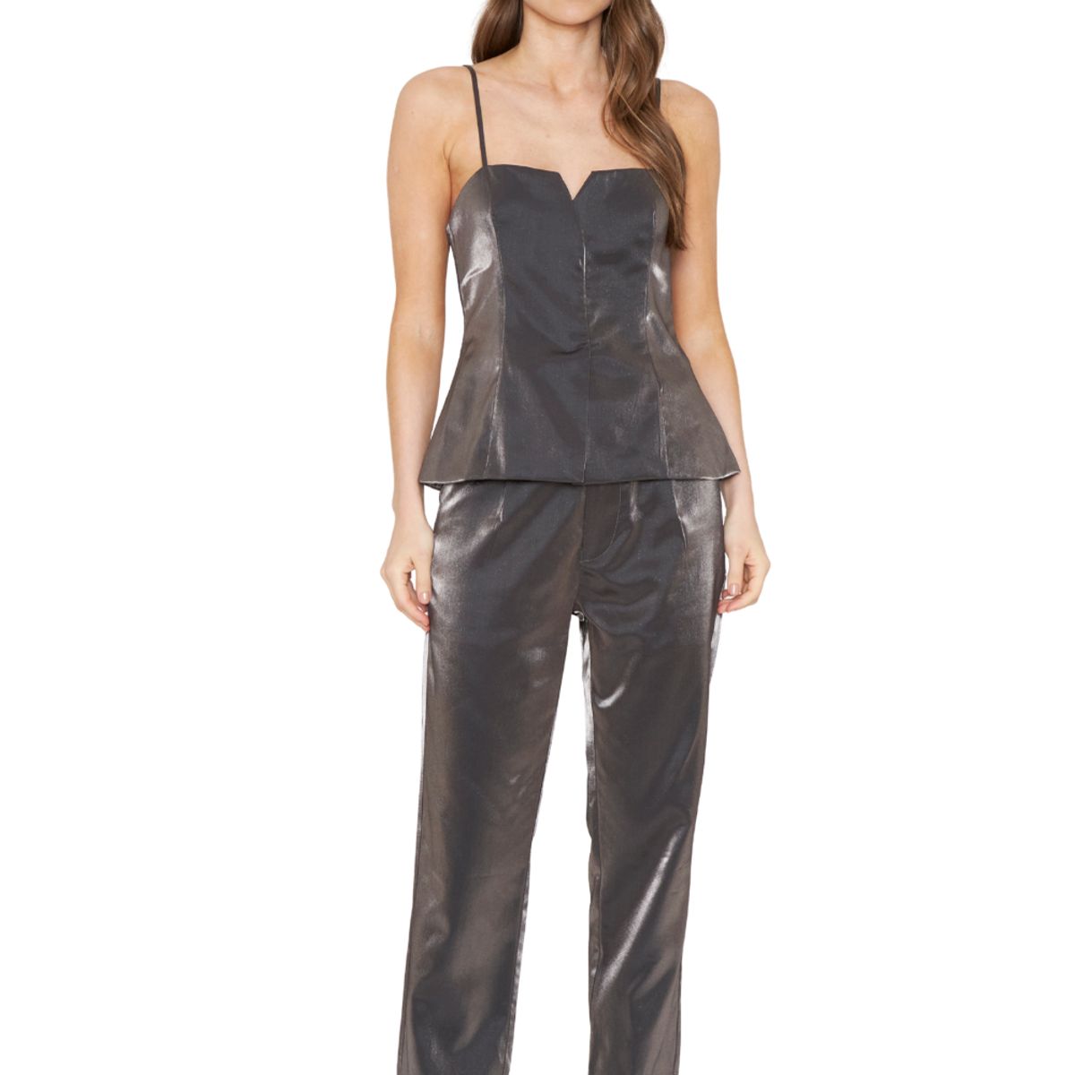 JACINTA TIENDA - Pantalon Siena Bright gris Jacinta Tienda