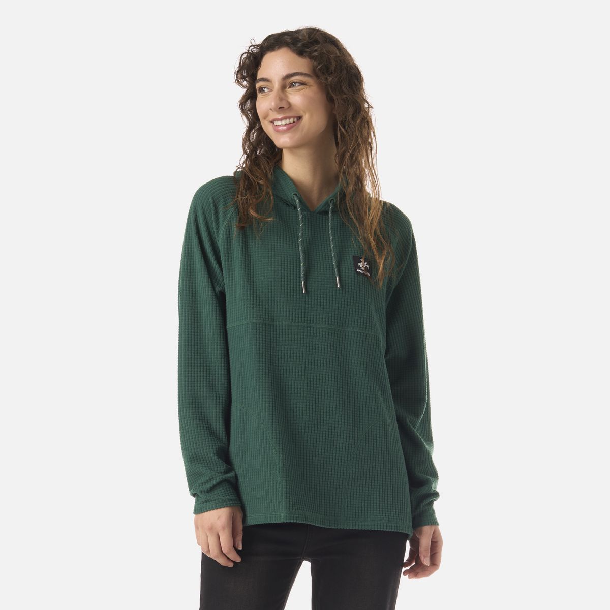 HAKA HONU - Polerón Mujer Polola Verde Haka Honu