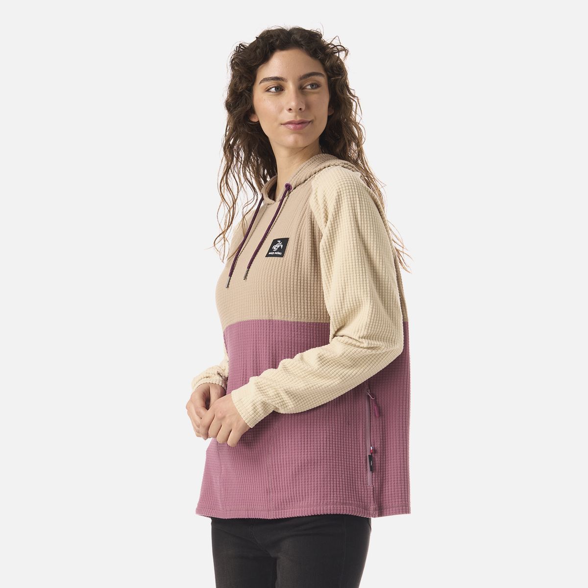 HAKA HONU - Polerón Mujer Polola Taupe Haka Honu