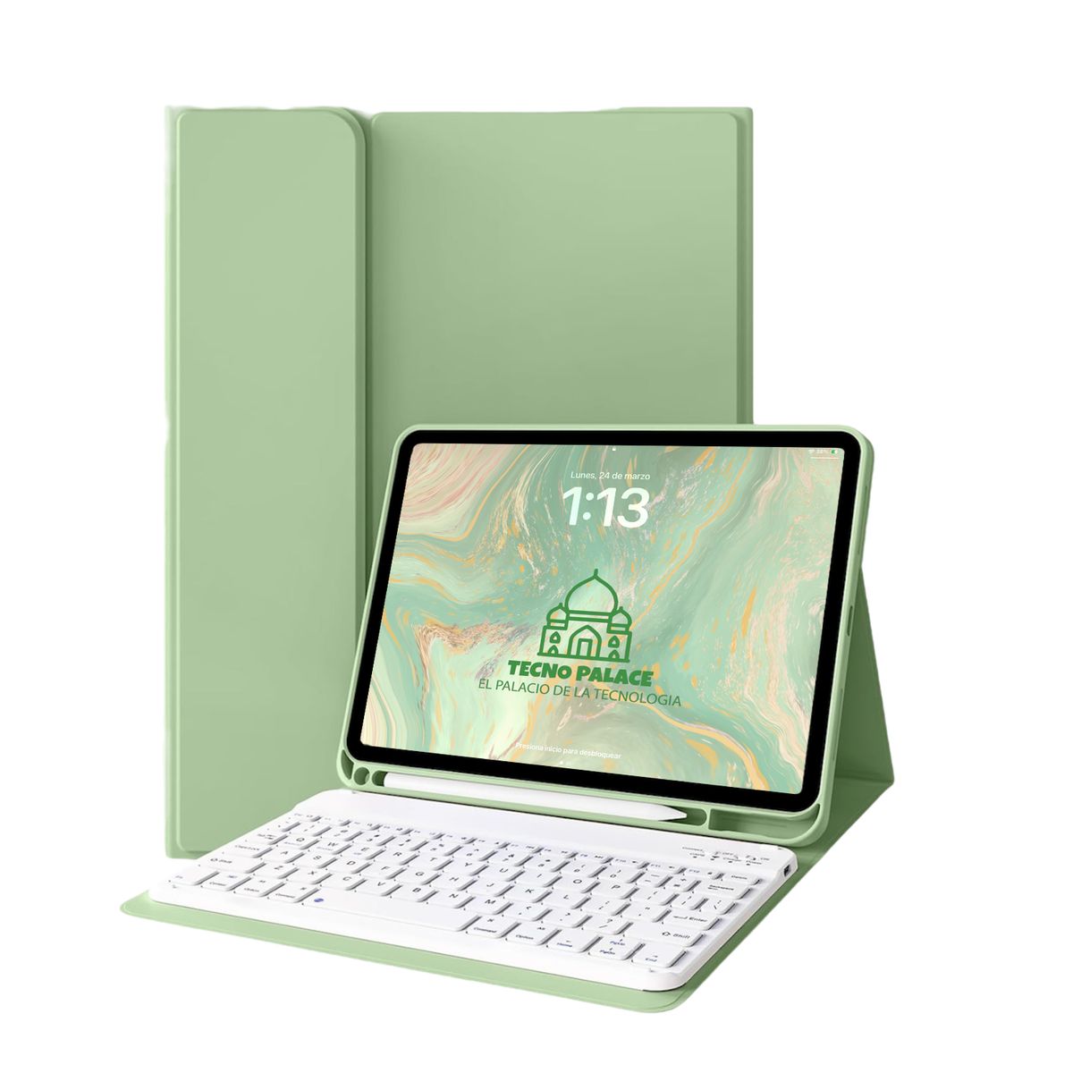 TECNOPALACE - Fundas Con Teclado B Premium Para iPad Mini 6 / A17Pro - Incluye letra Ñ