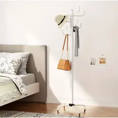 GENERICO - Perchero 1.80 tubo blanco