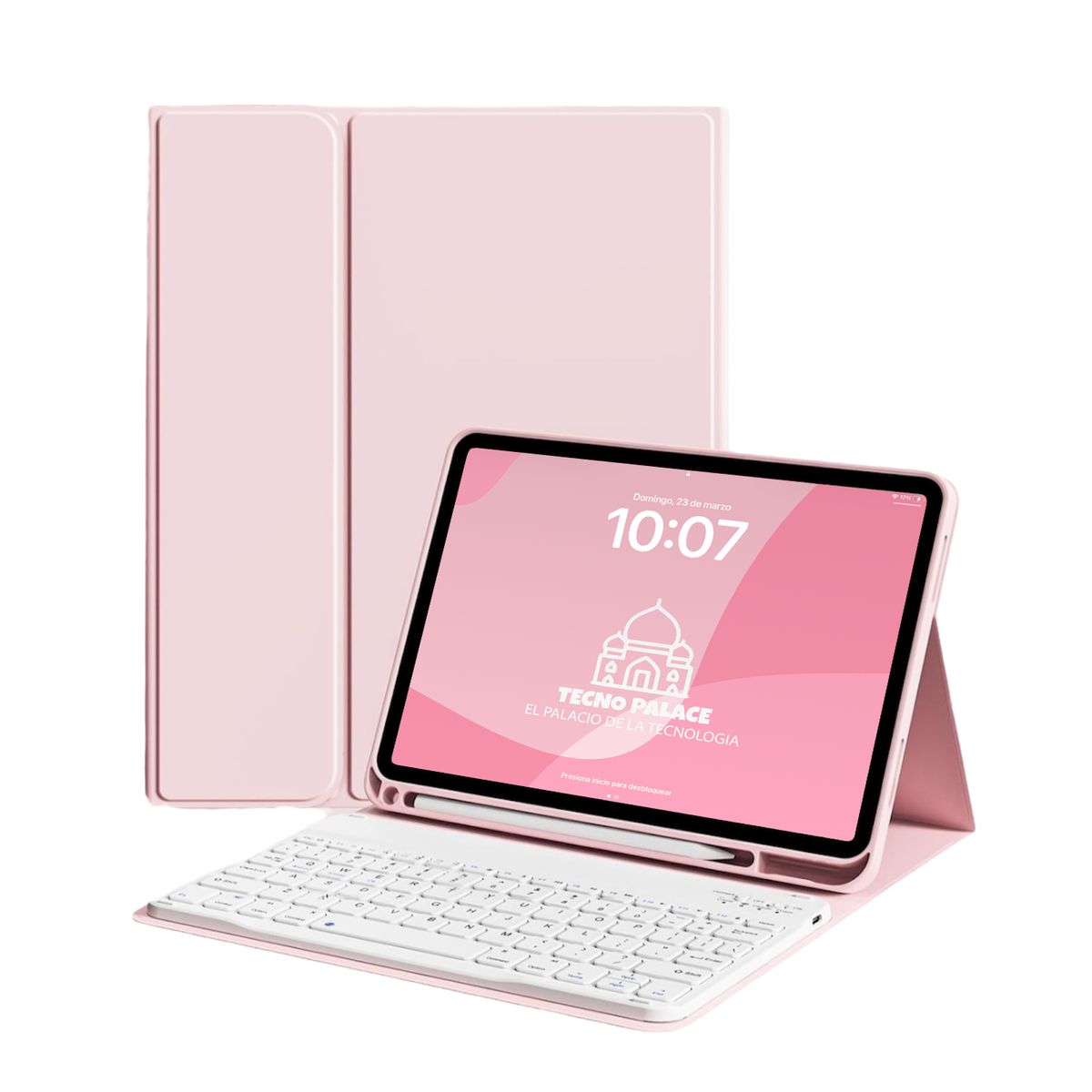 TECNOPALACE - Fundas Con Teclado B Premium Para iPad Mini 2-3-4-5 Incluye letra Ñ